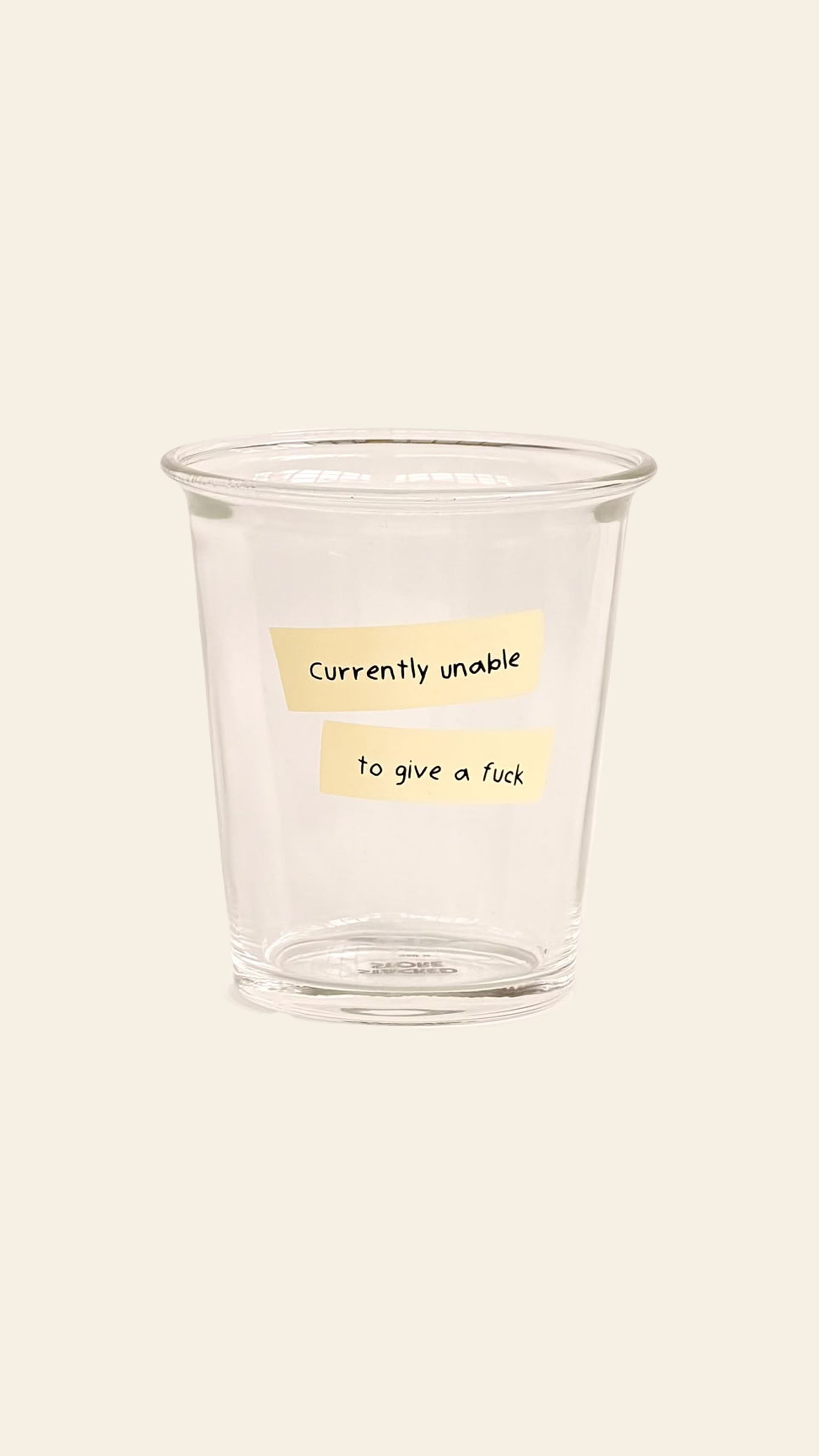 Stacked Store Reality Check Cups Set of 6