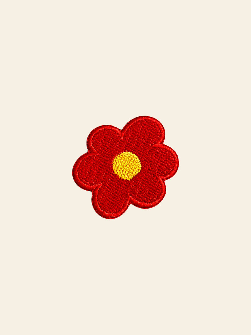 Stacked Store Red Flower Patch