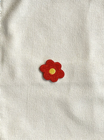 Stacked Store Red Flower Patch