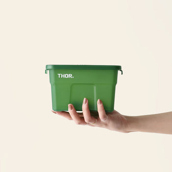 THOR Mini Totes Box With Lid DC Clear Green