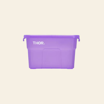 THOR Mini Totes Box With Lid DC Clear Purple