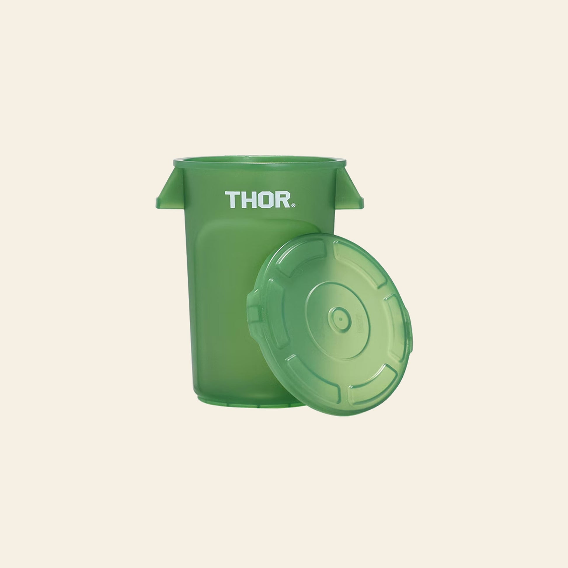 THOR Round Mini Container DC Clear Green