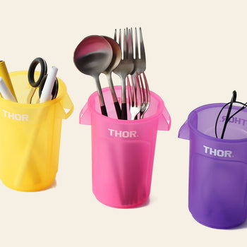 THOR Round Mini Container DC Clear Pink