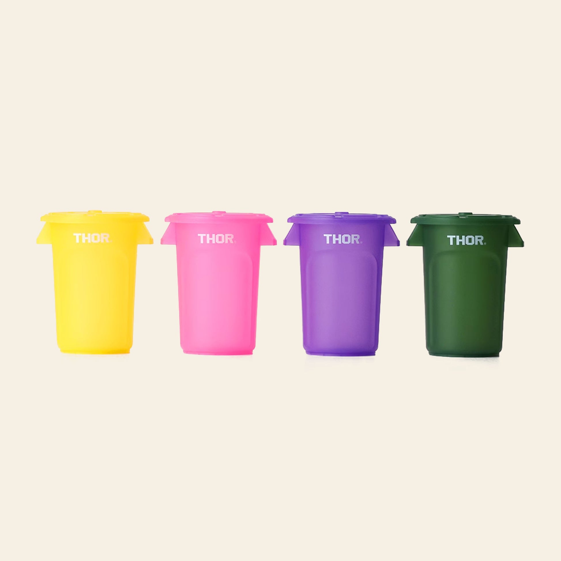 THOR Round Mini Container DC Clear Pink