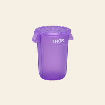 THOR Round Mini Container DC Clear Purple