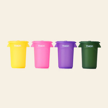 THOR Round Mini Container DC Clear Purple