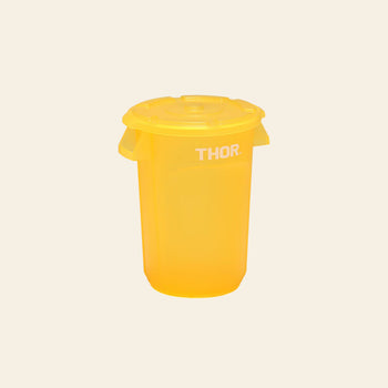 THOR Round Mini Container DC Clear Yellow