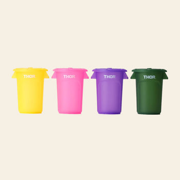 THOR Round Mini Container DC Clear Yellow