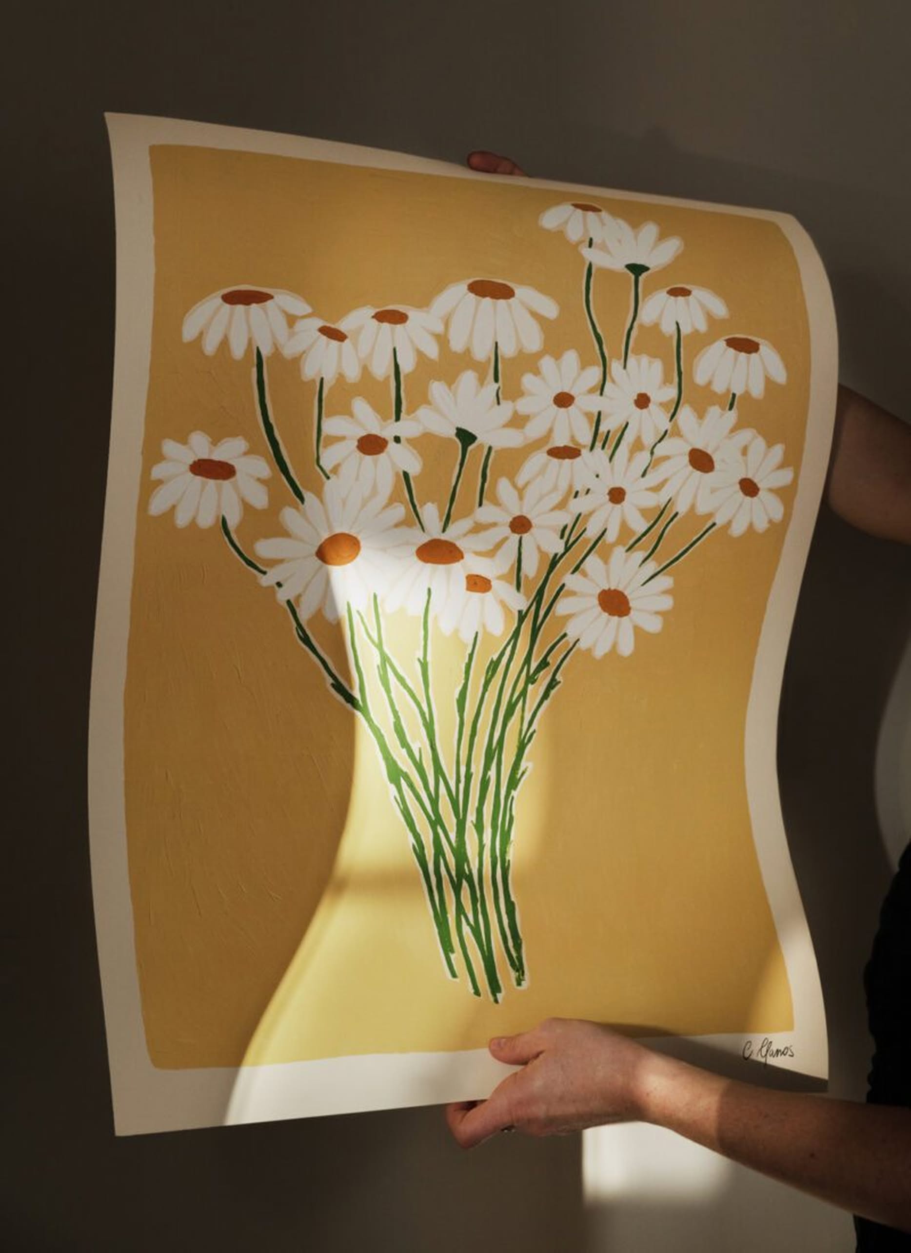 The Poster Club Carla Llanos Daisies (50x70) Poster