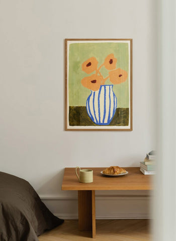 The Poster Club Carla Llanos Pink Flowers (50x70) Poster