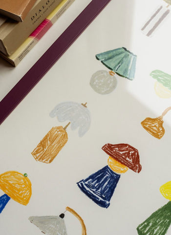 The Poster Club Isabelle Vandeplassche A Collection of Lamps (50x70) Poster