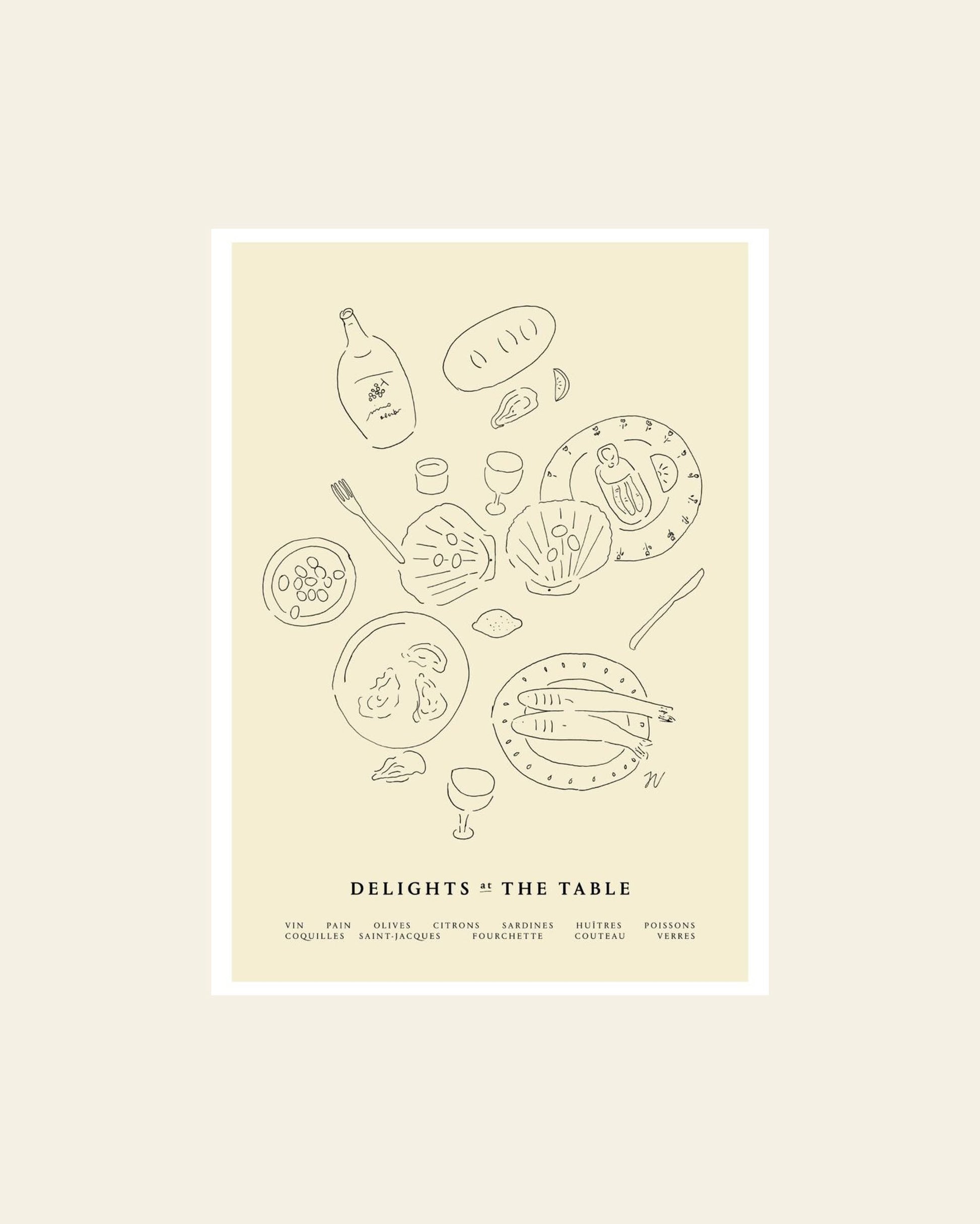 The Poster Club Isabelle Vandeplassche Delights at the Table (50x70) Poster