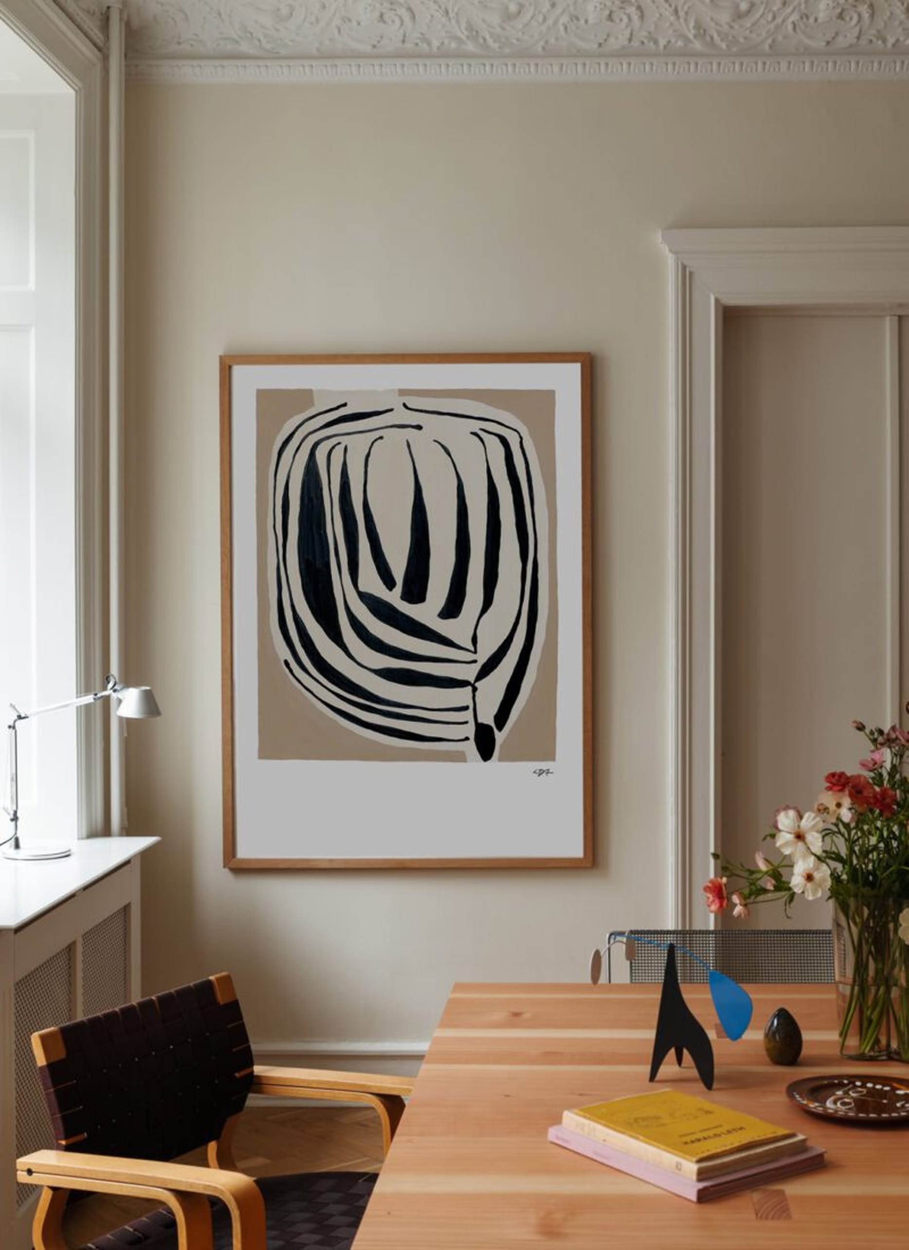 The Poster Club Leise Dich Abrahamsen Layered (30x40) Poster