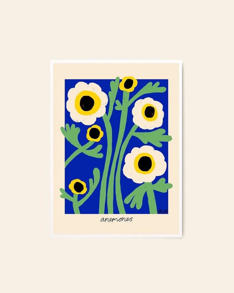 The Poster Club Madelen Möllard - Yellow Anemones (50x70)
