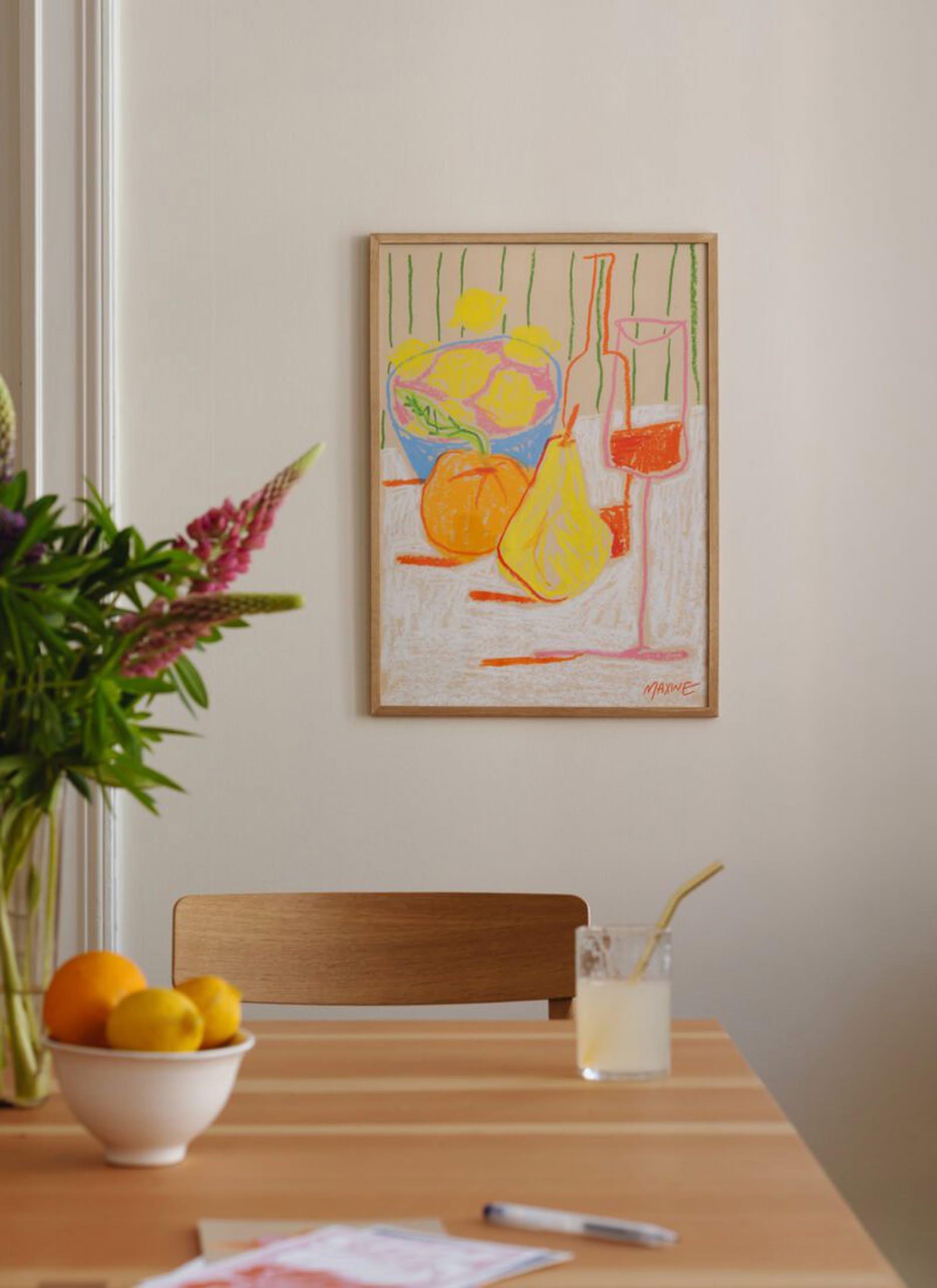 The Poster Club Maxine McCrann - Late Afternoon Still Life (30x40) - Poster