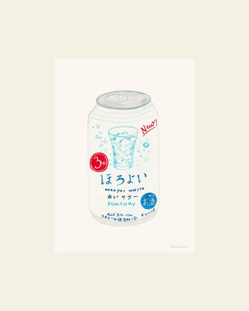 The Poster Club Melina Pecharki Suntory Horoyoi White Can (50x70) Poster
