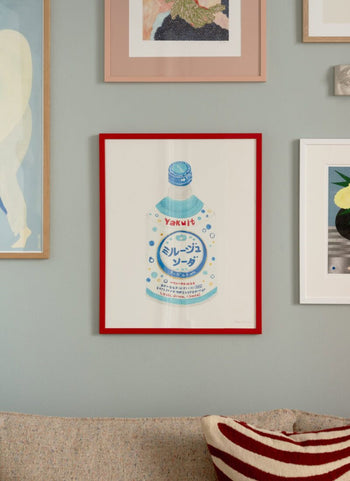 The Poster Club Melina Pecharki Yakult Soda (30x40) Poster