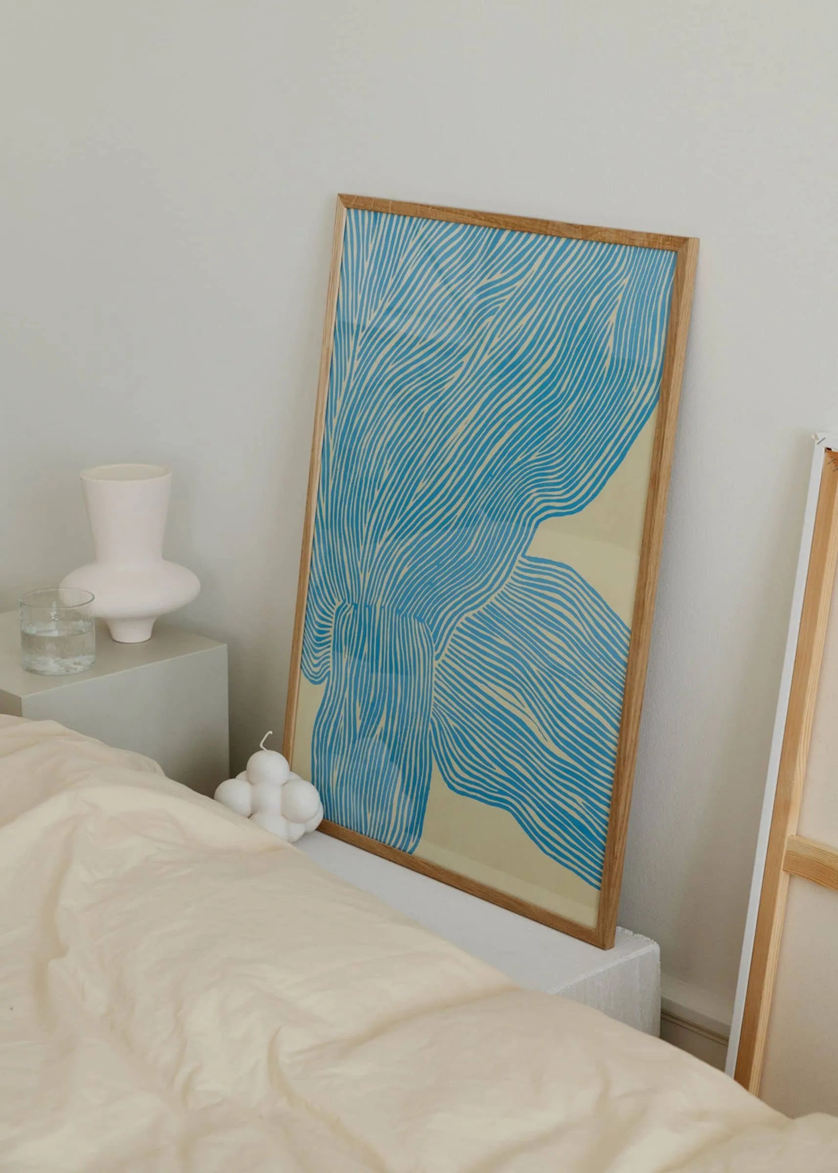 Rebecca Hein - The Line - Blue (30x40)