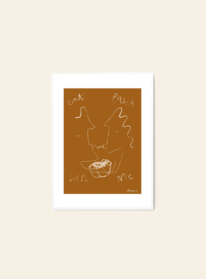 The Poster Club Ruby Hughes - Eat Pasta (30x40)