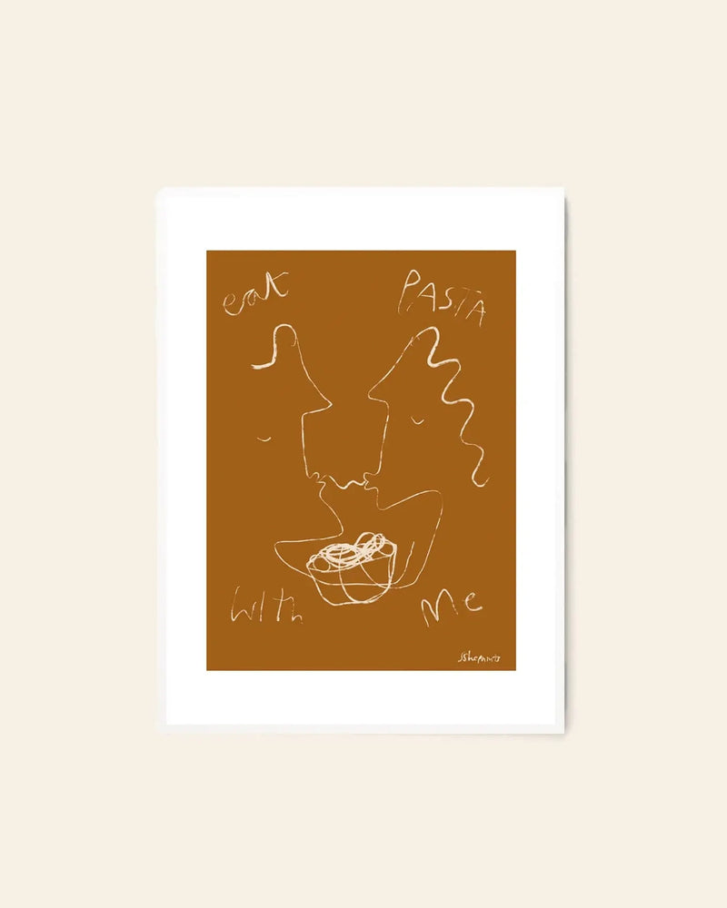 The Poster Club Ruby Hughes - Eat Pasta (50x70)