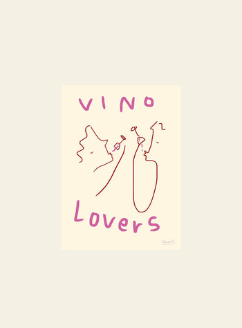 The Poster Club Ruby Hughes Vino Lovers (30x40) Poster
