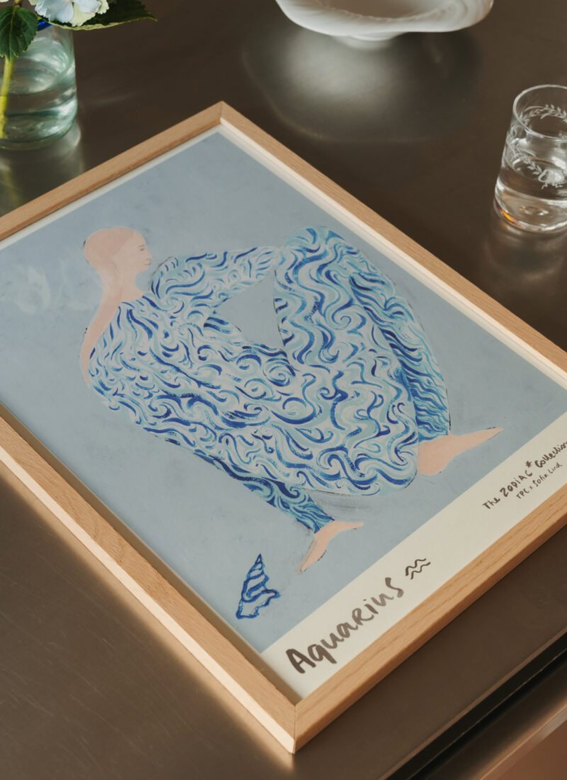 海报俱乐部 Sofia Lind - 水瓶座 (30x40) - 海报