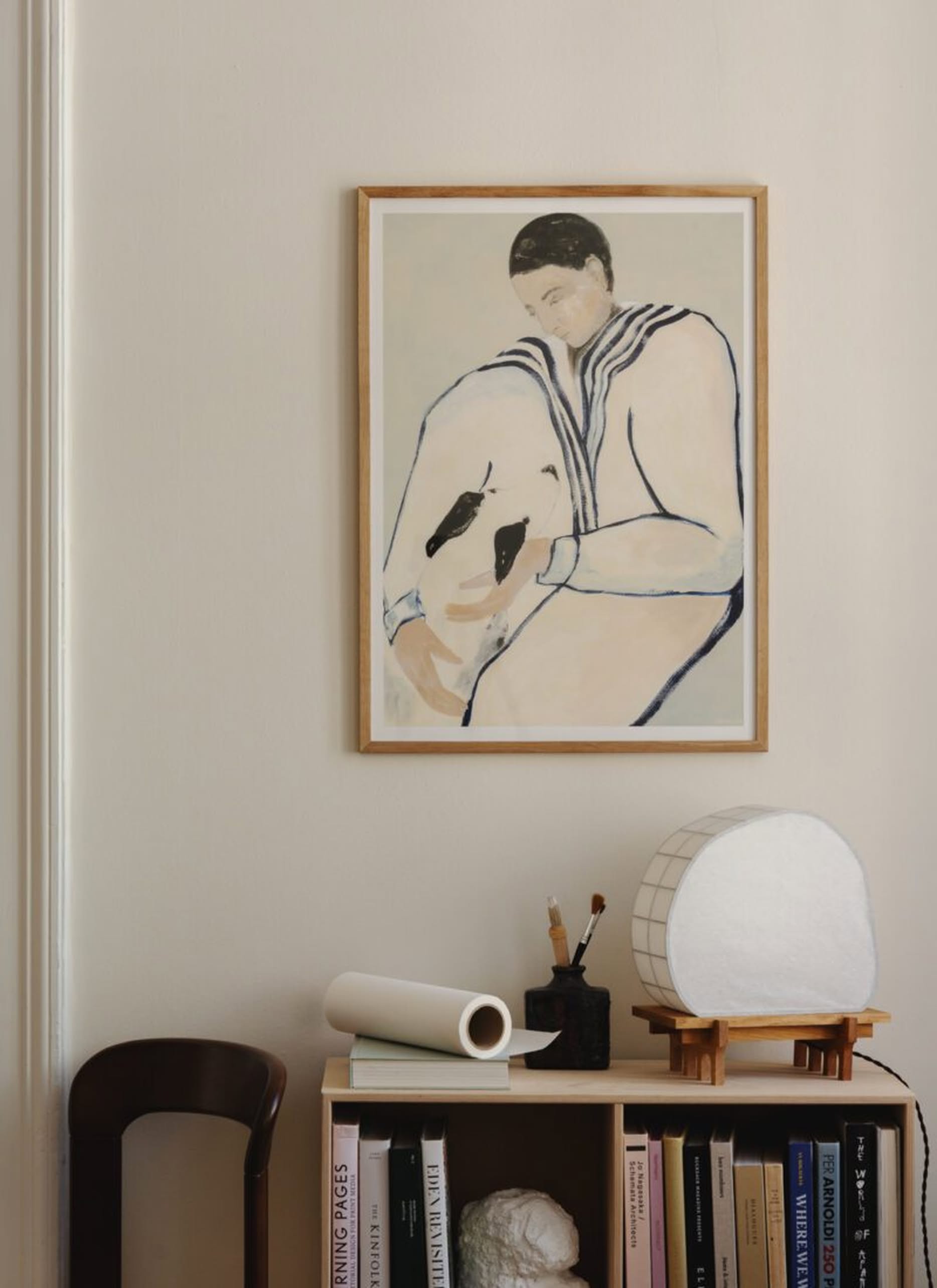 The Poster Club Sofia Lind Man and Dog (50x70) Poster