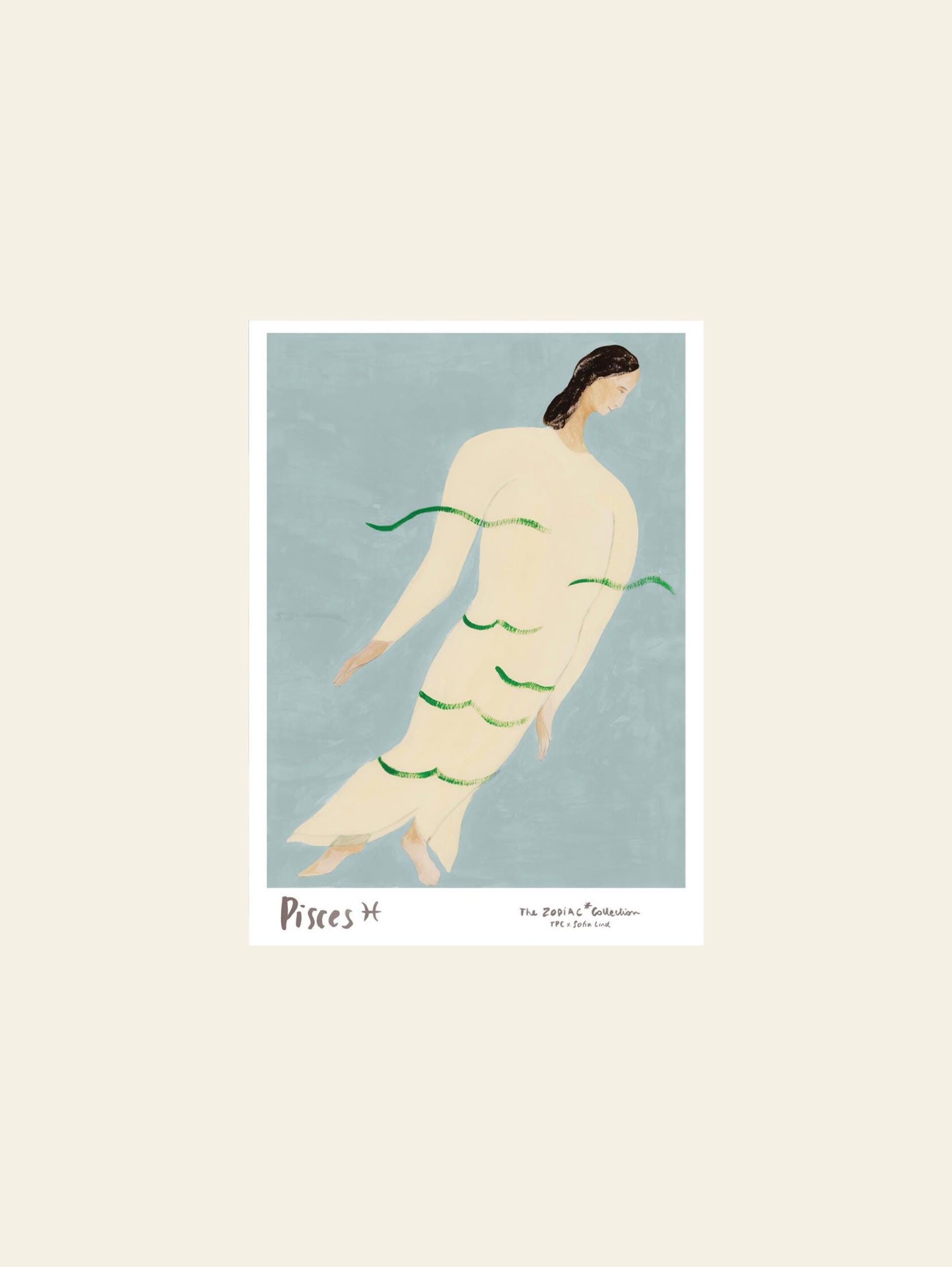 The Poster Club Sofia Lind Pisces (30x40) Poster