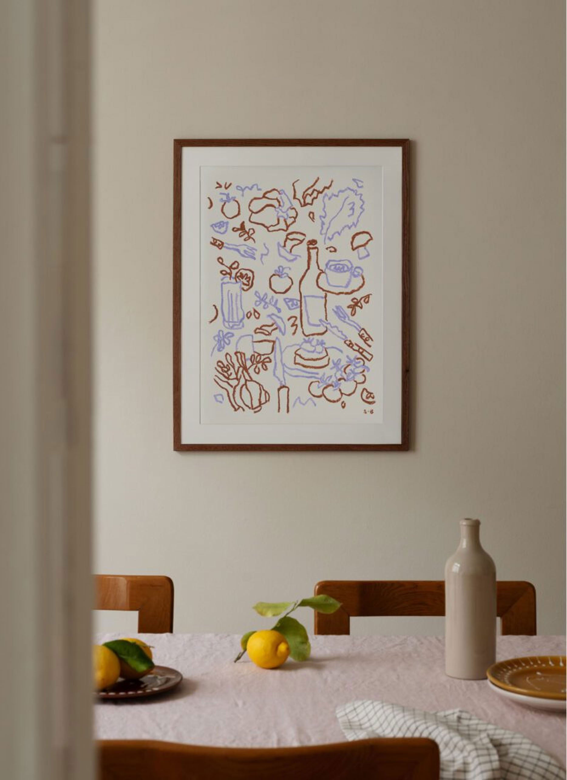 The Poster Club Steffi Bauer - Cooking Session (30x40) - Poster