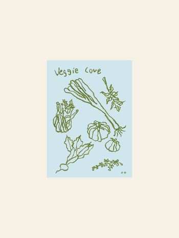 The Poster Club Steffi Bauer Veggie Love (30x40) Poster