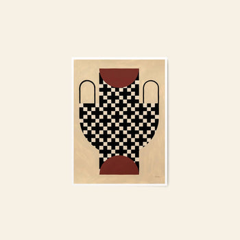 The Poster Clubs Flowers in Blue Vase art print by Madelen Möllard (50x70) features a minimalist design with a blue vase and floral accents, reflecting the brands signature modern aesthetic.