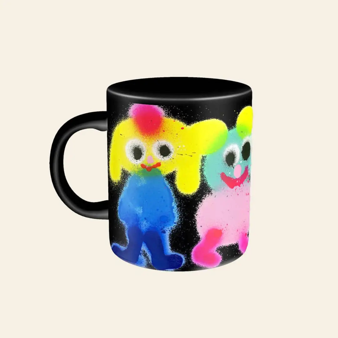 Third Drawer Down Jon Burgerman - Fuzzy Friend Mug