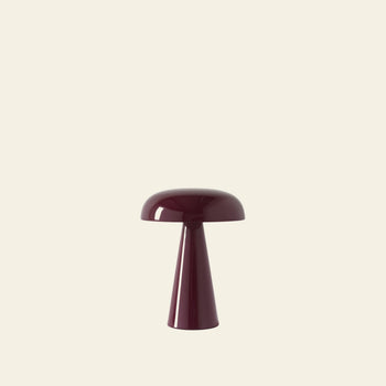 &Tradition Como SC53 Portable Table Lamp Red Brown