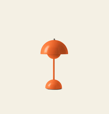 &Tradition Flowerpot VP9 Portable Table Lamp Zesty Orange
