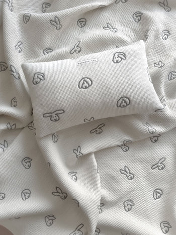 WARMGREY TAIL Bunny Bunny Cotton Modal Cushion & Pillow Case Warmgrey Line