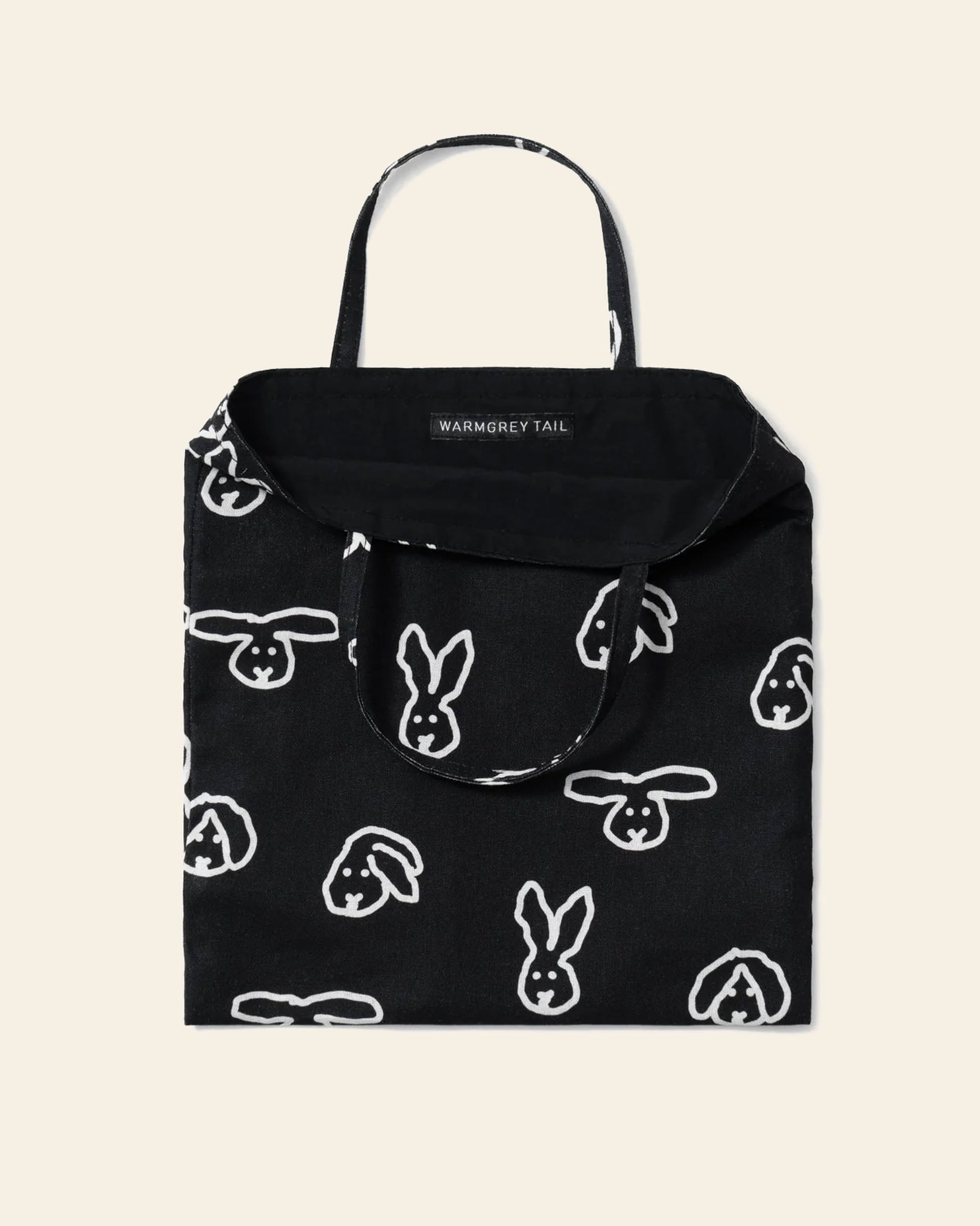 WARMGREY TAIL Bunny Bunny Mini Bag Black