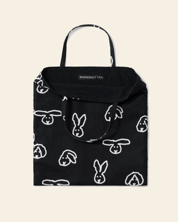 WARMGREY TAIL Bunny Bunny Mini Bag Black