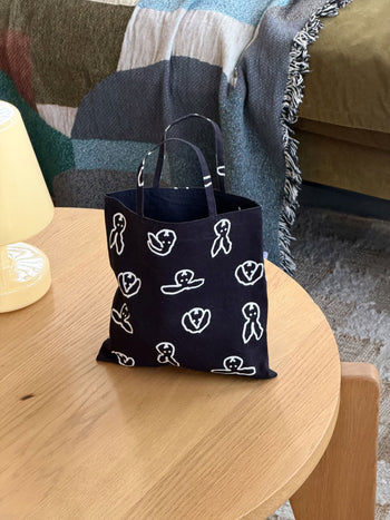 WARMGREY TAIL Bunny Bunny Mini Bag Black