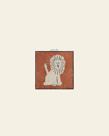 WARMGREY TAIL Lion Hand Towel Cream