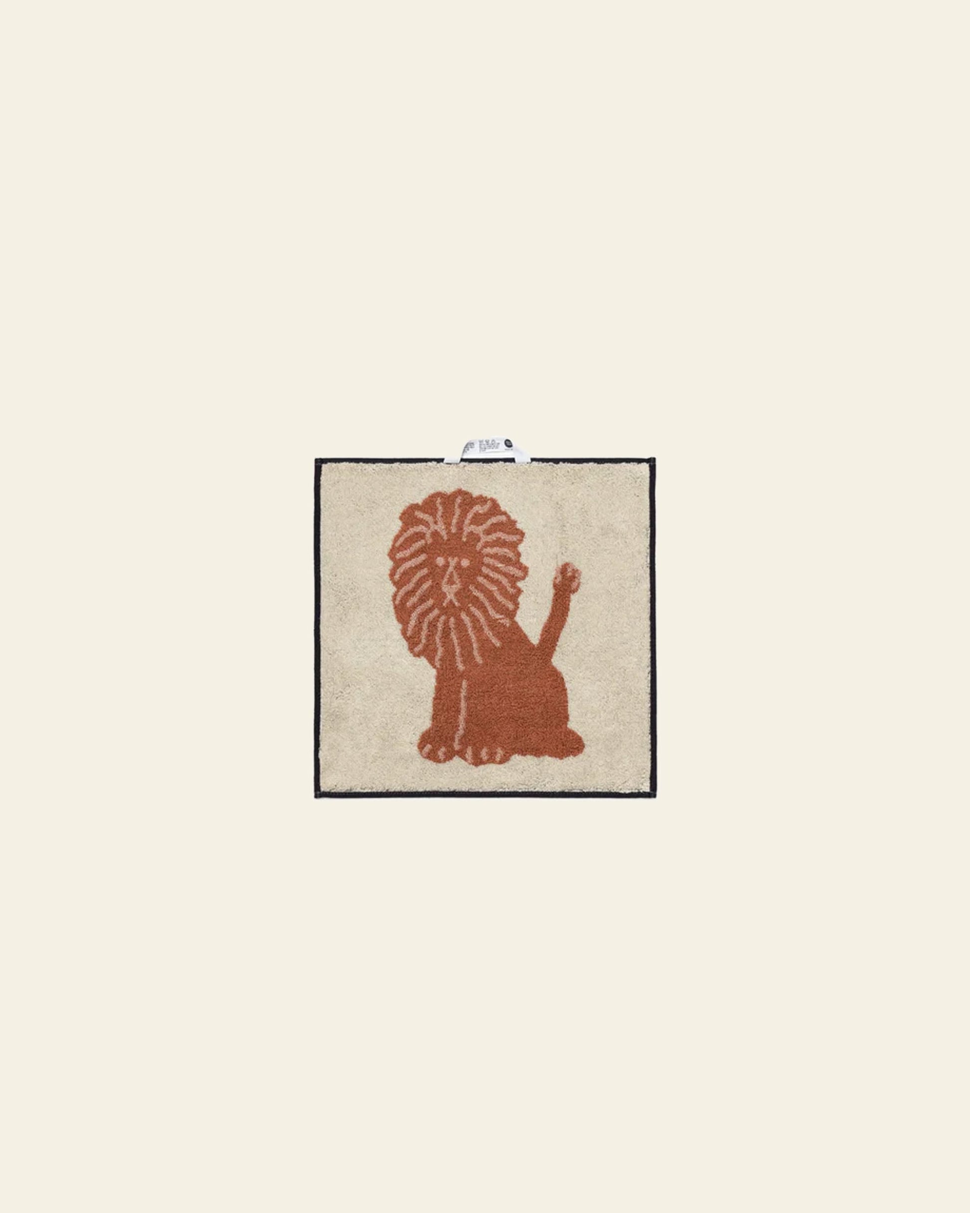 WARMGREY TAIL Lion Hand Towel Cream