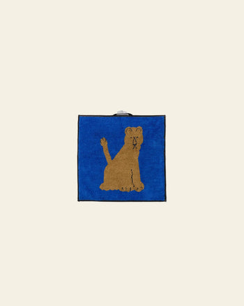 WARMGREY TAIL Lioness Hand Towel Blue