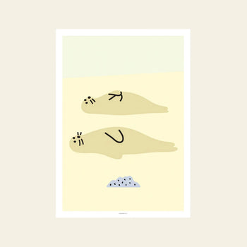WARMGREY TAIL Seal Friends Poster (30x40)