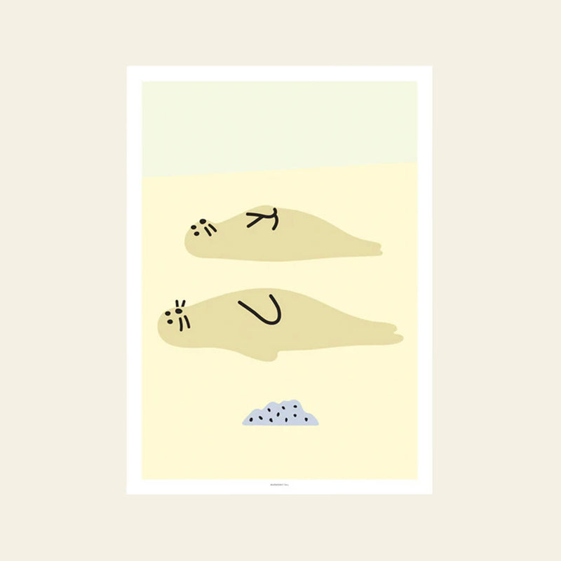 WARMGREY TAIL Seal Friends Poster (30x40)