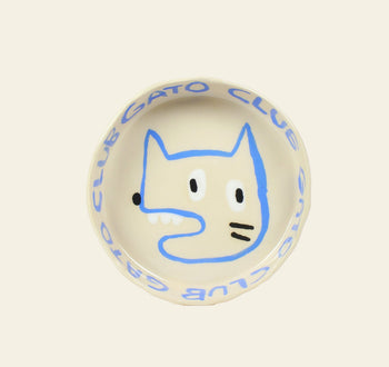 Wobbly Studio Gato Club Ti Chat Bowl