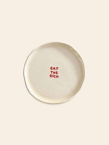 Wobbly Studio Mini Plate Eat The Rich