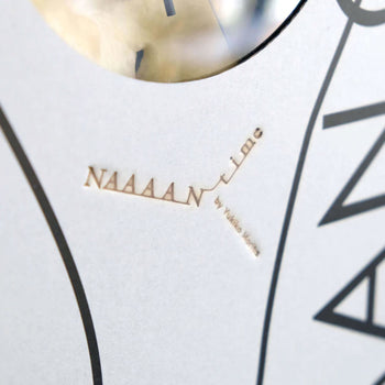 Yukiko Morita NAAAAN Time Flat Clock