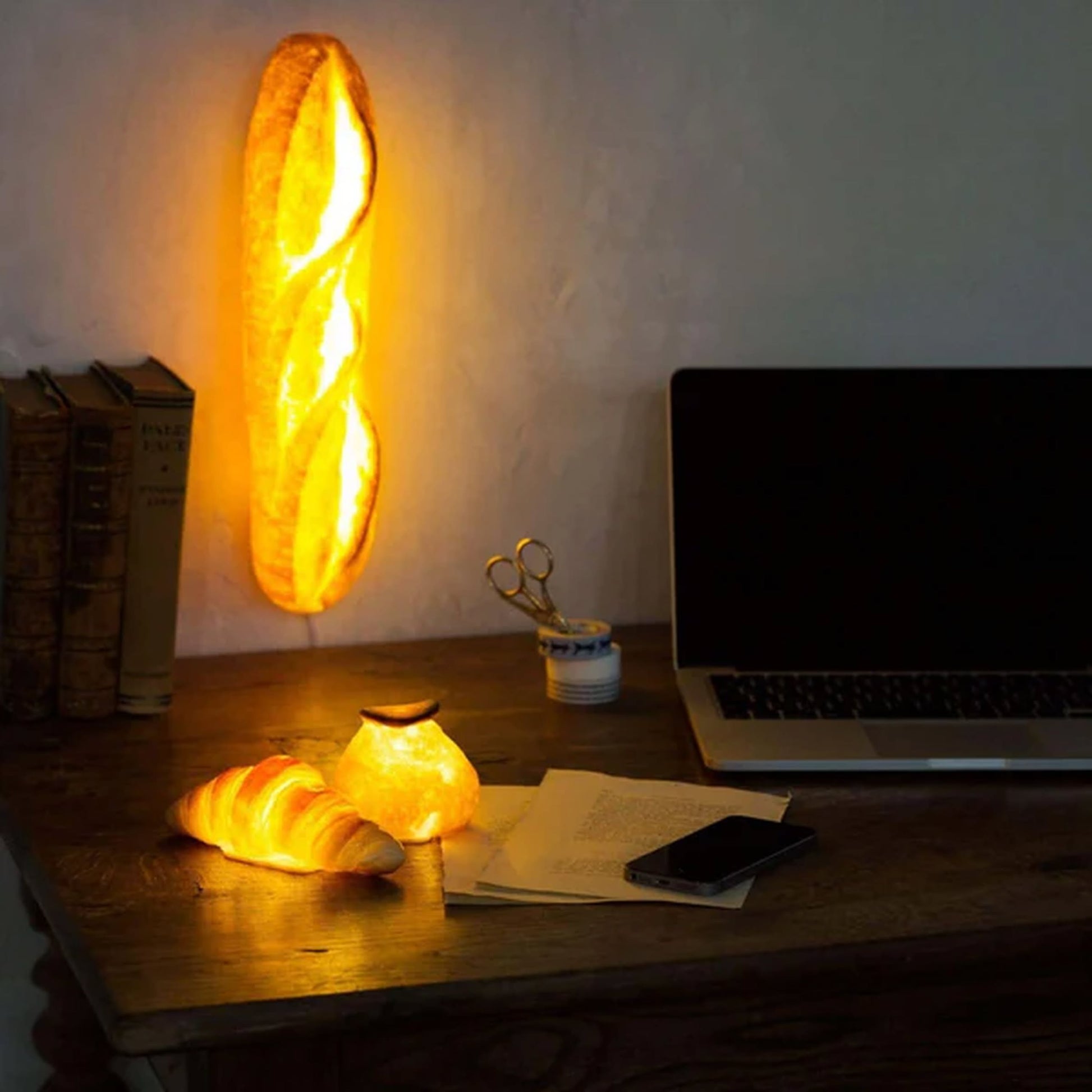 Yukiko Morita Pampshade Batard Bread Lamp
