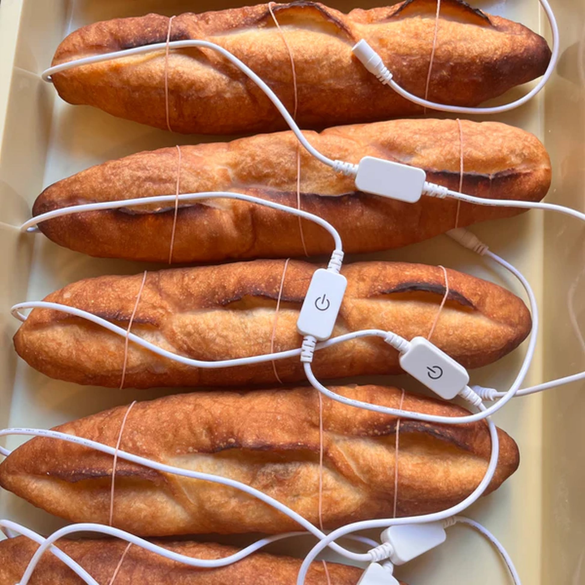 Yukiko Morita Pampshade Batard Bread Lamp