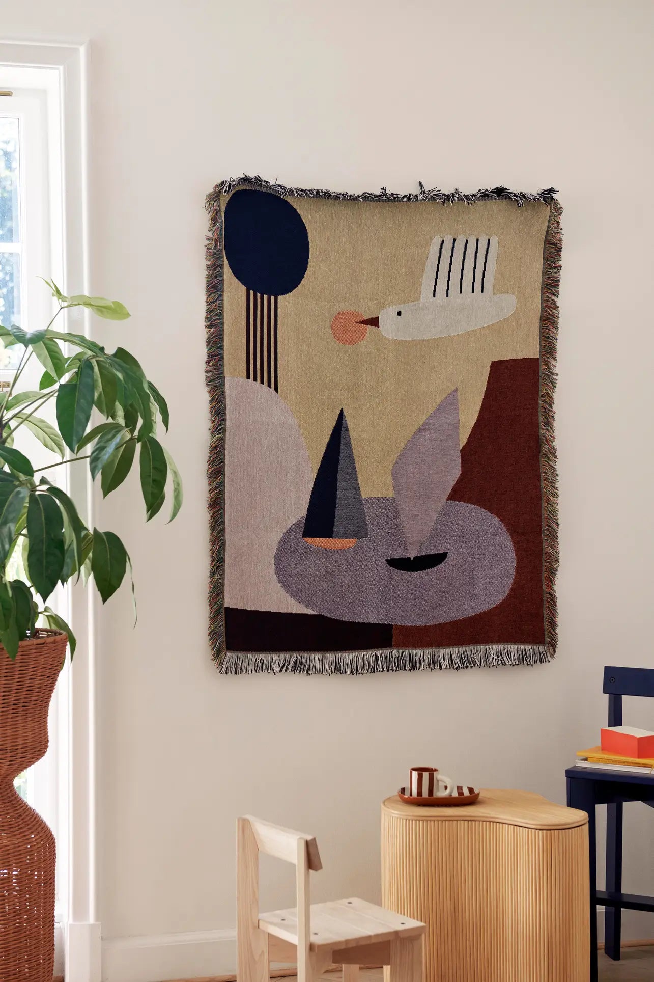 ferm LIVING Bird Tapestry Blanket