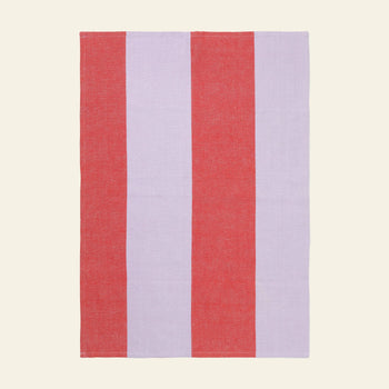 Ferm Living Hale Tea Towel Red Lilac